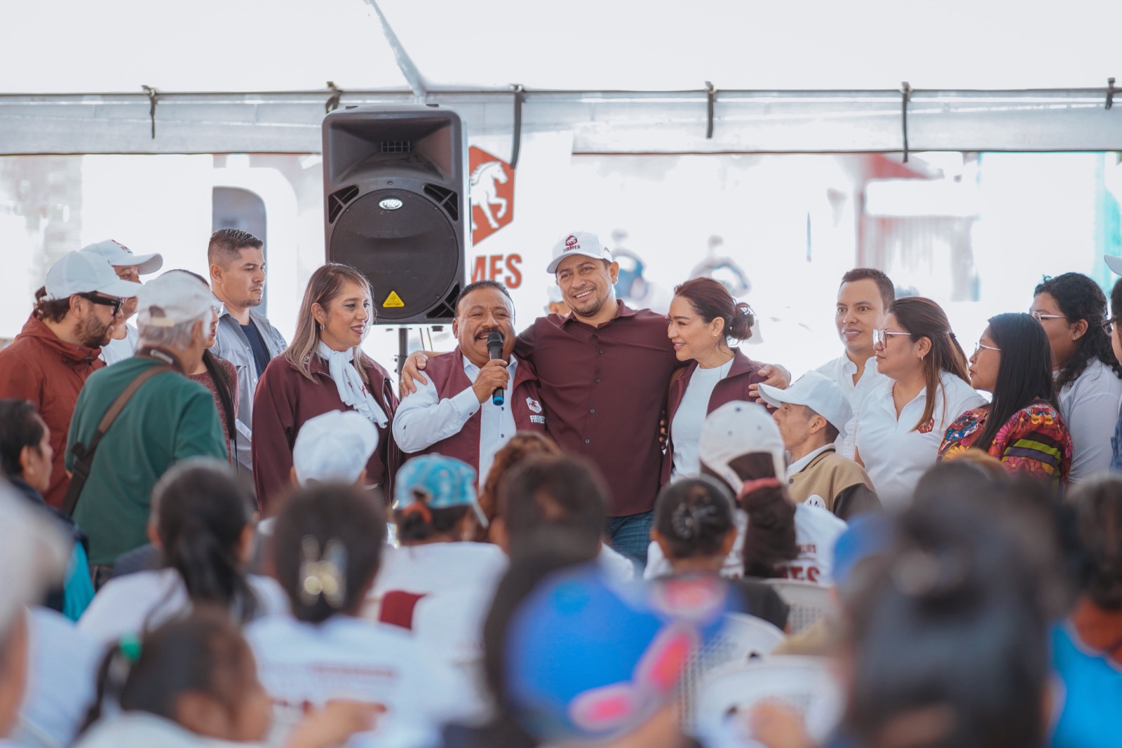 Reunion de organización en Chinautla